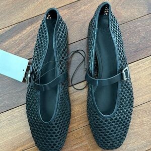 H&M mesh ballet flats